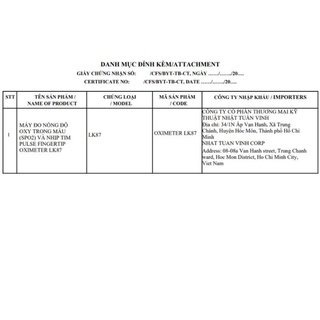 Máy đo SpO2 , nhịp tim kẹp ngón , đo oxy trong máu LK87 có bảo hành