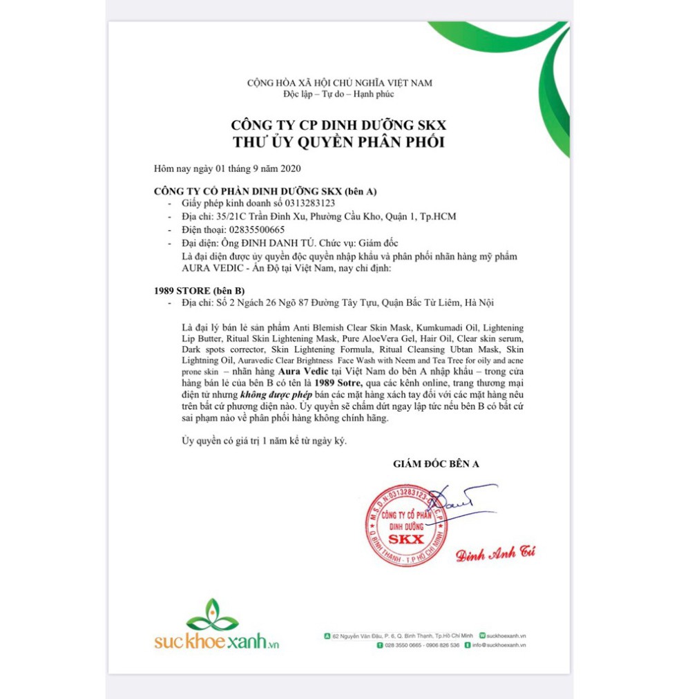 nam103 Sữa rửa mặt giảm mụn Neem Tràm Trà Tea Tree Auravedic 150ml nam103