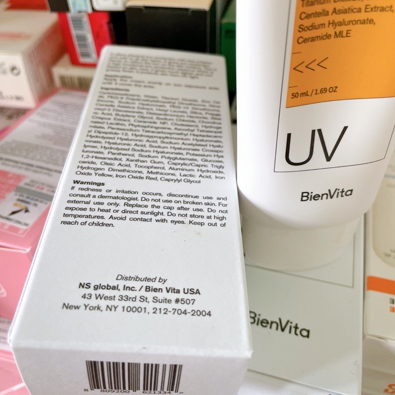 Kem chống nắng BienVita SPF50 PA+++