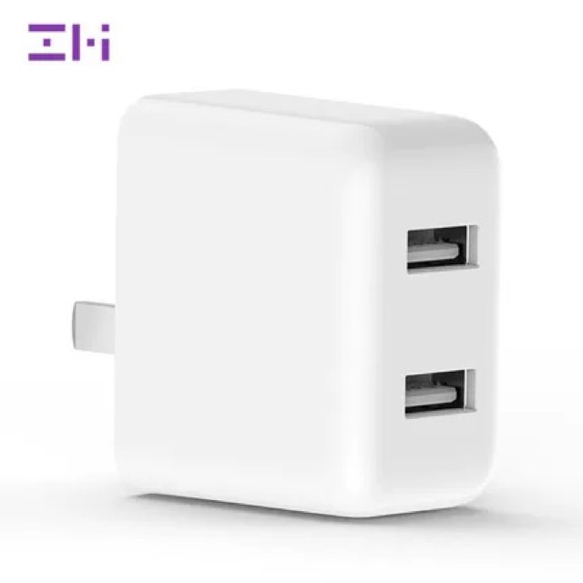 Cốc Sạc Nhanh ZMI Xiaomi 2 USB Q.C 3.0 18W