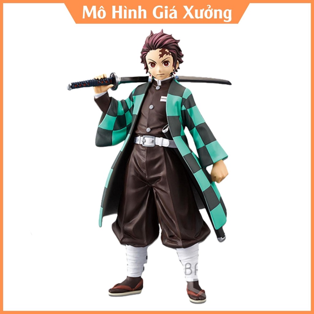 Mô hình Kimetsu No Yaiba figure Demon Slayer Tanjirou Nezuko Zenitsu Inosuke Giyuu Shinobu...figure thanh gươm diệt quỷ