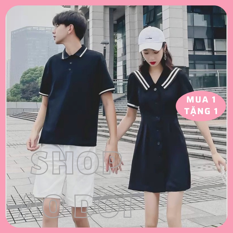 Đồ đôi nam nữ mới nhất, set đồ cặp polo nam nữ, đồ đôi với người yêu đi chơi đi tiệc trẻ trung