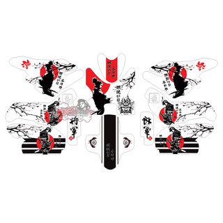tem trùm xe xmen samurai cầm kiếm siêu ngầu