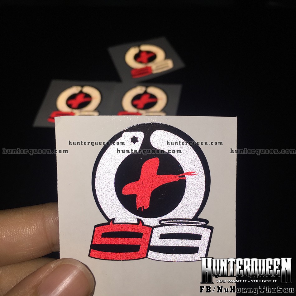 Combo 4 logo hình dán Lorenzo 99 phản quang [3x4cm]. Decal cao cấp chống nước, tem dán trang trí nón bảo hiểm