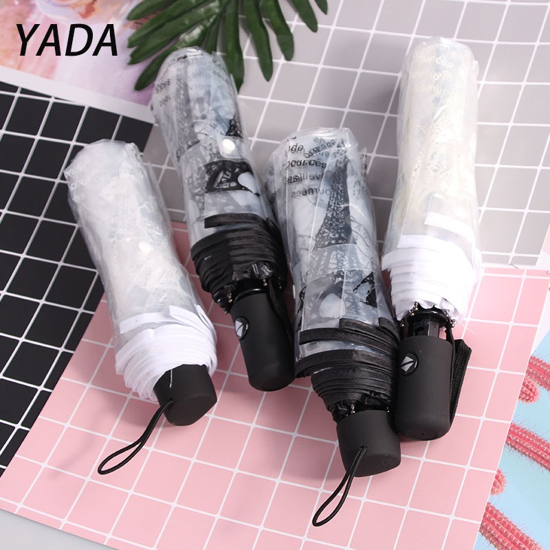 Dù Trong Suốt Có Nút Bấm In Hình Tháp Có Công Tắc Mở Tự Động Thiết Kế Hai Cách Sử Dụng210035