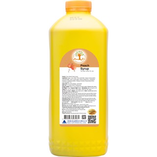 Siro Maulin Đào/ siro trái cây Đài Loan can vàng 2.5kg