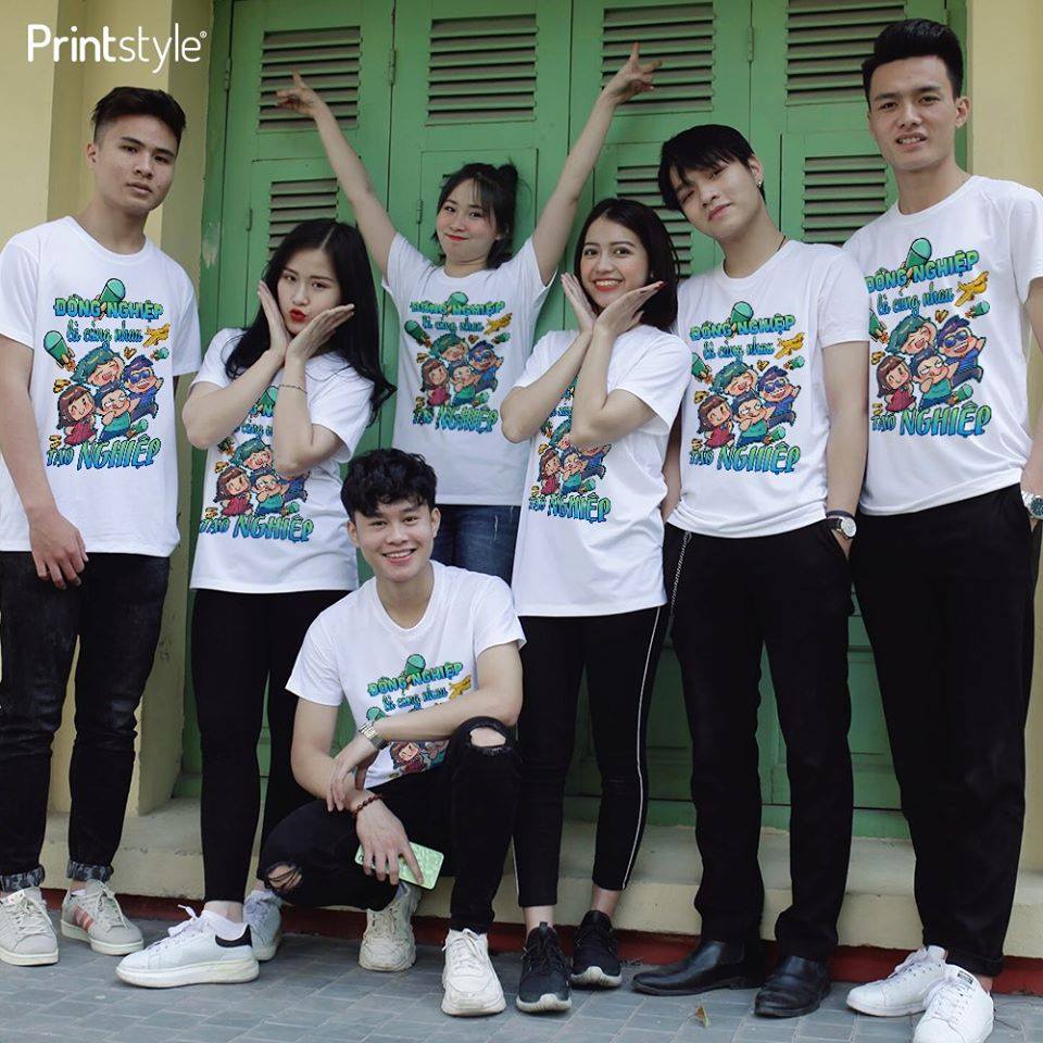 Áo thun Nhóm Đồng Nghiệp Là Cùng Nhau Tạo Nghiệp rẻ đẹp