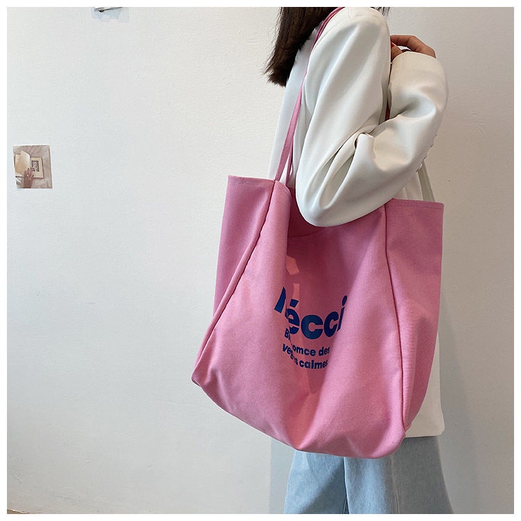 Túi xách canvas cỡ lớn thời trang cho nữ