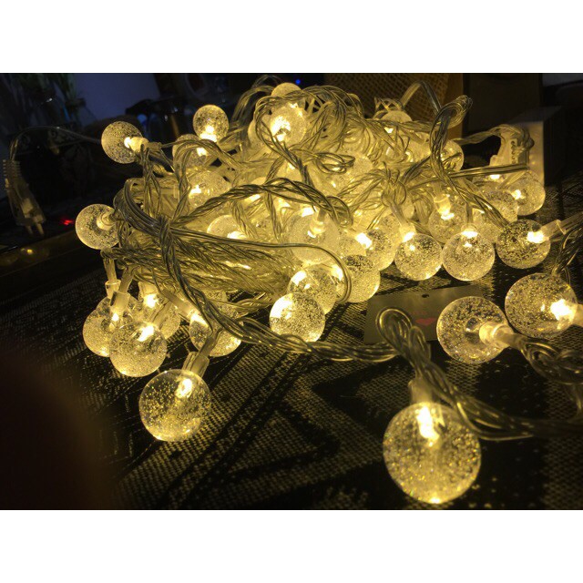 Đèn Led bi CHERRY BALL bọt nước 5m cắm điện