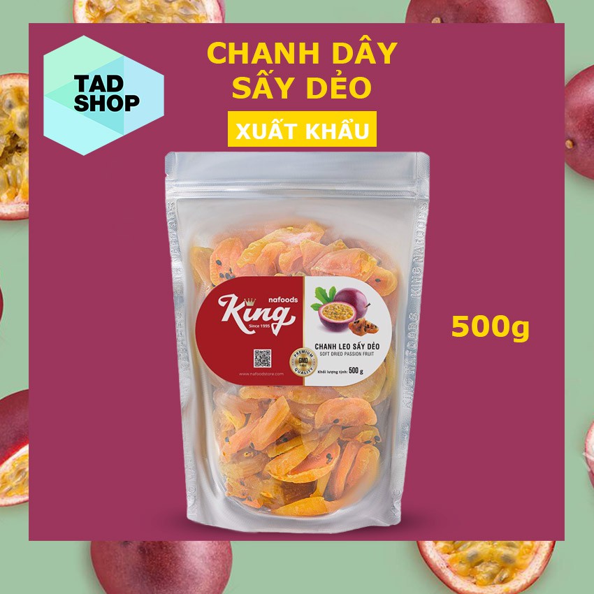 Chanh Leo Sấy Dẻo - Trái Cây Sấy Dẻo Ngon Tự Nhiên Gói 100g - 500g
