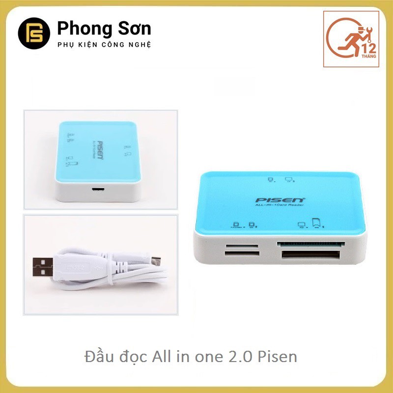 Đầu đọc all in one 2.0 Pisen | BigBuy360 - bigbuy360.vn