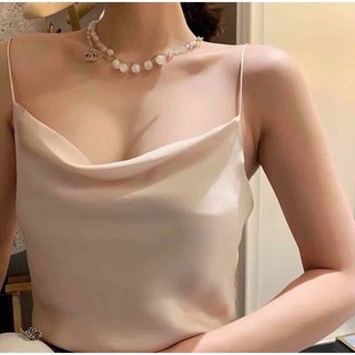 Áo 2 Dây Phi Lụa Sang Chảnh Nhiều Màu Khác Nhau
