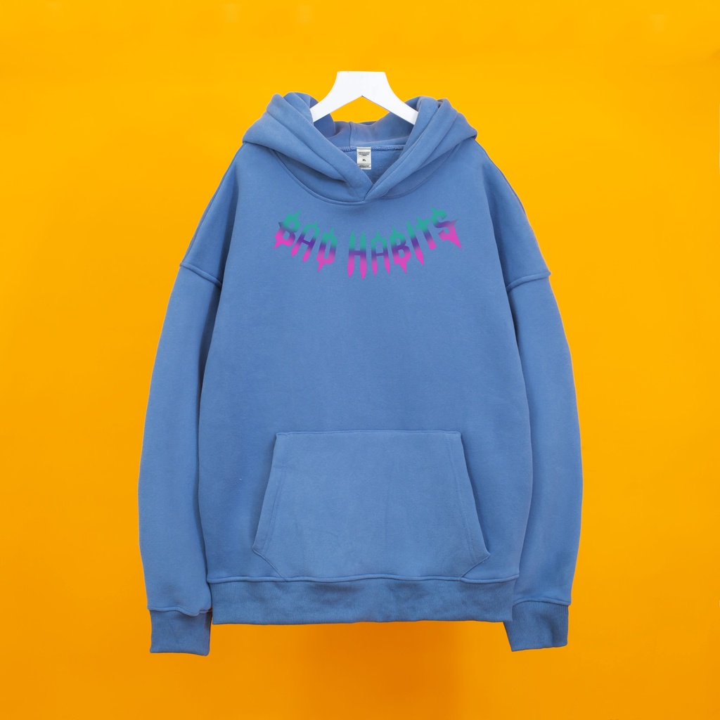 Áo nỉ hoodie BAD Hogoto shop , Áo nỉ hoodie unisex nam nữ form rộng oversize chất liệu Cotton