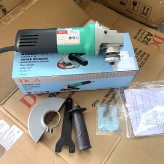 1020W Máy mài góc DCA ASM04-125, đường kính đĩa 125mm công tắt trượt có điều chỉnh tốc độ S1M-FF04-125