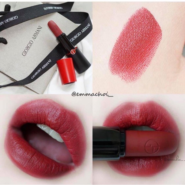 Son Giorgio Armani Rouge D’armani matte - màu 201 đỏ nâu