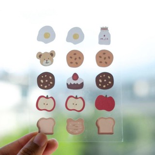 Set 3 miếng sticker hoạt hình chibi làm bullet journal