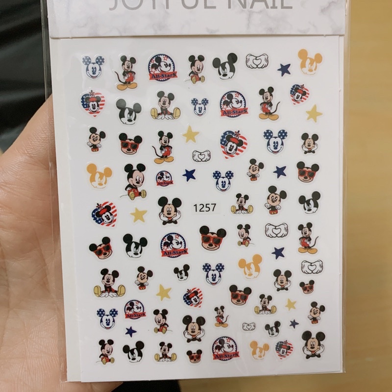 Sticker dán móng chuột micky 1257 - LanChiNail