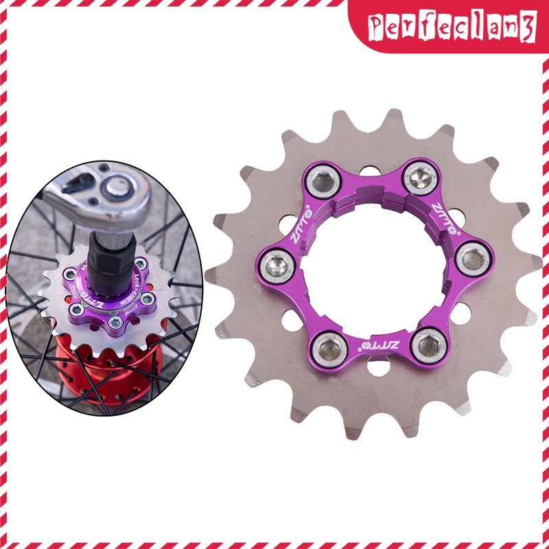 💕Thássia Sport Store💕 MTB Single 1 Speed Cassette Cog Fixed Gear Conversion Kit for 10/11s Hub