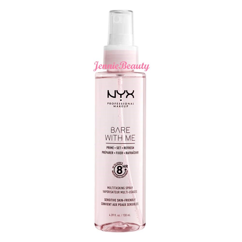 [Hàng USA] Xịt khoáng khóa nền giữ lớp trang điểm NYX Bare with Me Setting Spray (130ml) | BigBuy360 - bigbuy360.vn