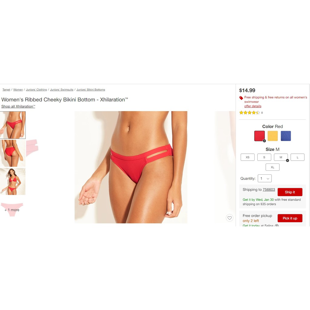 QUẦN CHIP BƠI BIKINI