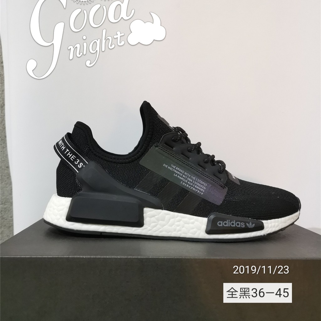 Giày Chạy Bộ Thể Thao unisex Siêu Nhẹ Thoáng Khí Thoải Mái A11das NMD R1 V2 Boost