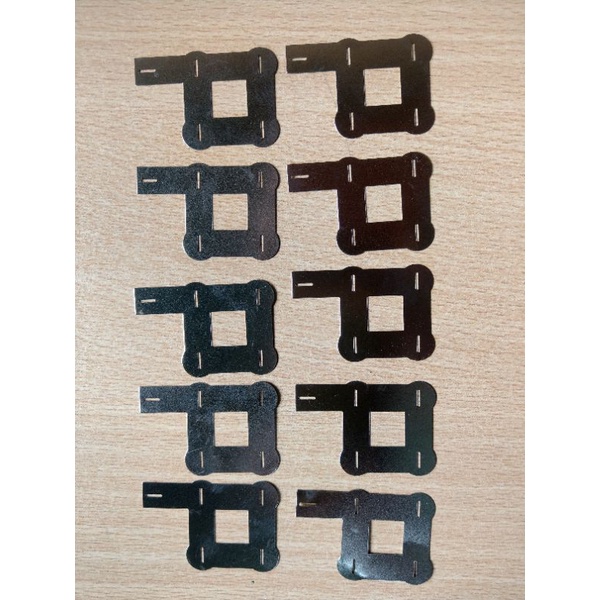 10 miếng Kẽm Hàn Cell, Kẽm Vuông 2S - 2P, Size 0.15*8mm, Có Pas hàn