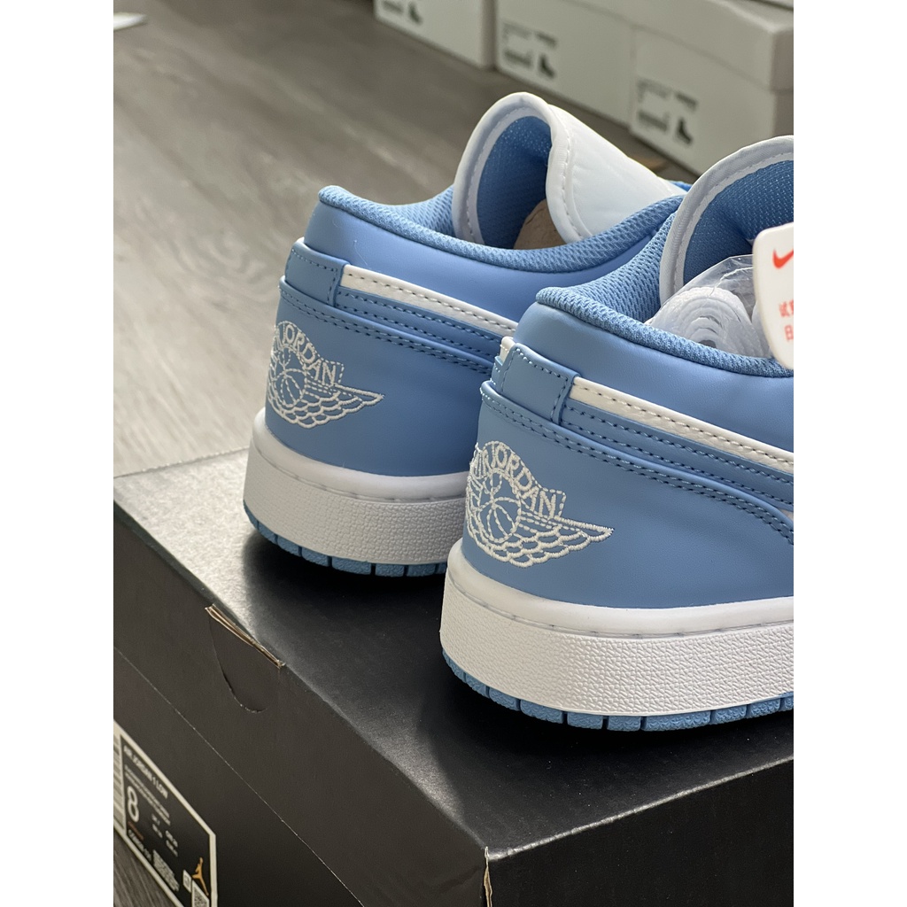 ⚡️GIÁ SỐC⚡️[Ảnh thật do shop tự chụp 100%] Giày Jordan Low 1 xanh trắng hàng chuẩn | BigBuy360 - bigbuy360.vn