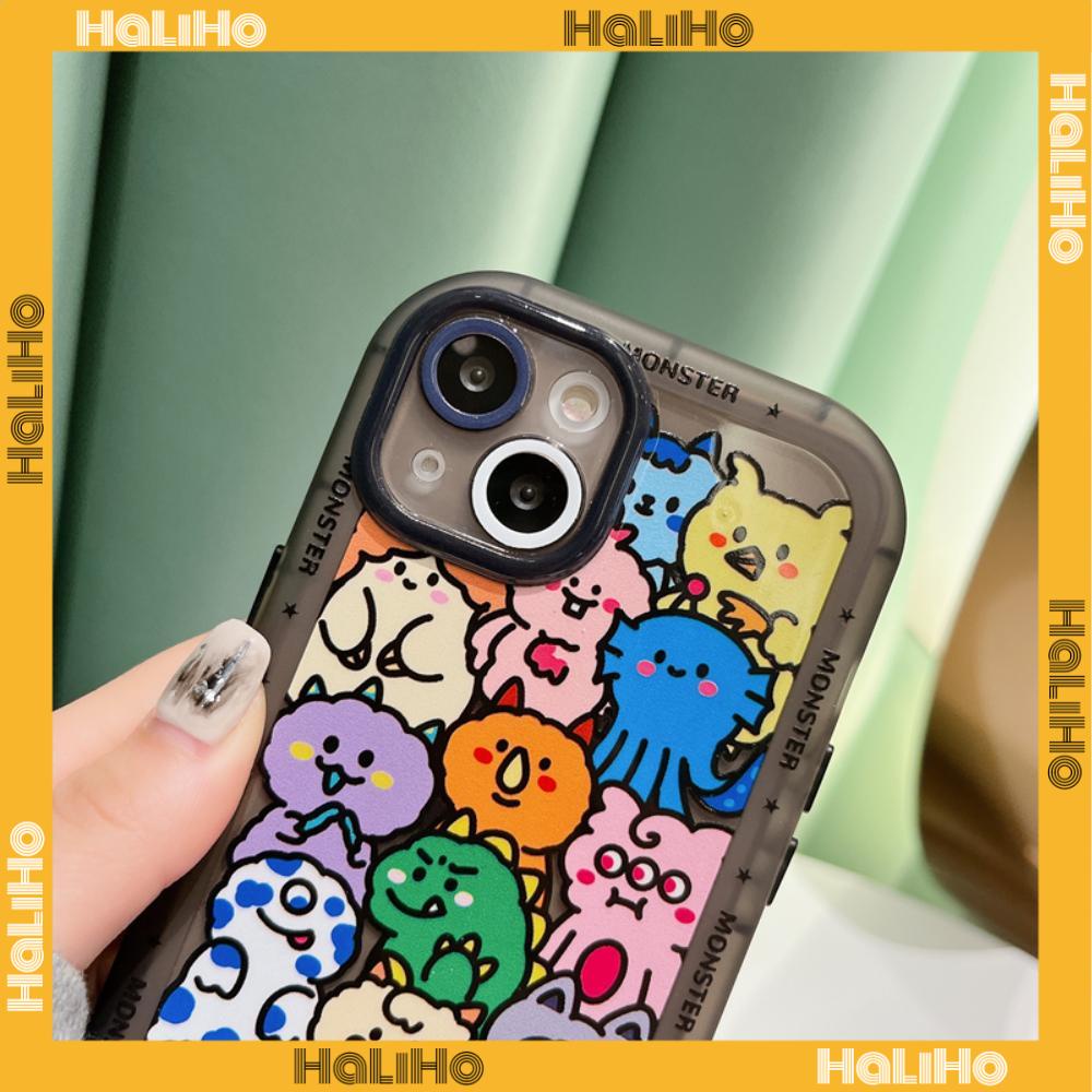 iPhone Case Silicone Soft Case Clear Case Airbag Shockproof Camera Protection Monster Cartoon Cute Compatible For iPhone 14 Pro Max 13 Pro Max 12 Pro Max 11 Pro Max xr xs max
