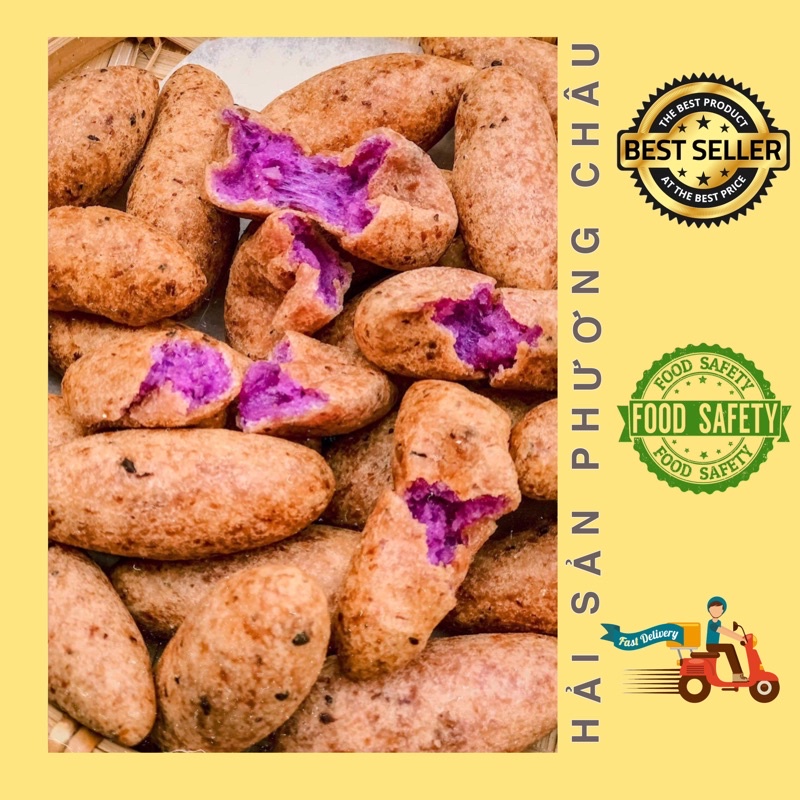 Bột khoai mỡ chiên ăn vặt giòn thơm ngon 500g