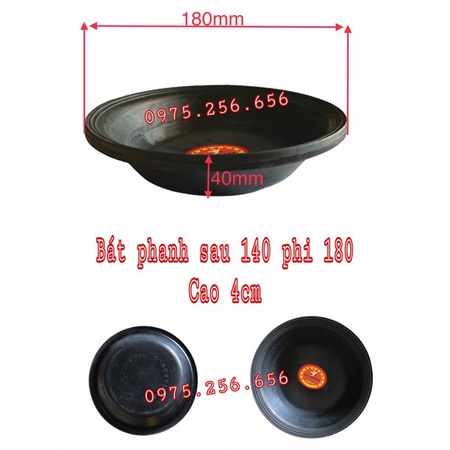 Bát phanh sau 140 phi 18cm phụ tùng ô tô phụ tùng Hùng Lỳ