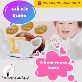 Xà phòng rửa mặt cocolarme hàng nội địa Nhật