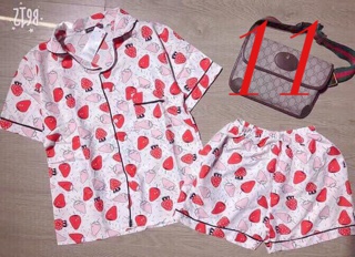 Bộ pijama ngắn so cute (ảnh thật)