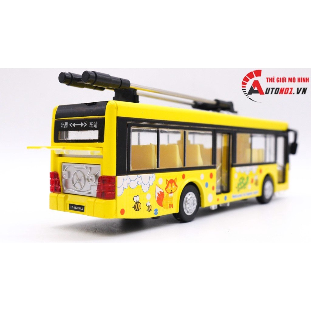 MÔ HÌNH XE BUS LUXURY YELLOW 1:50 TY MODELS 7787