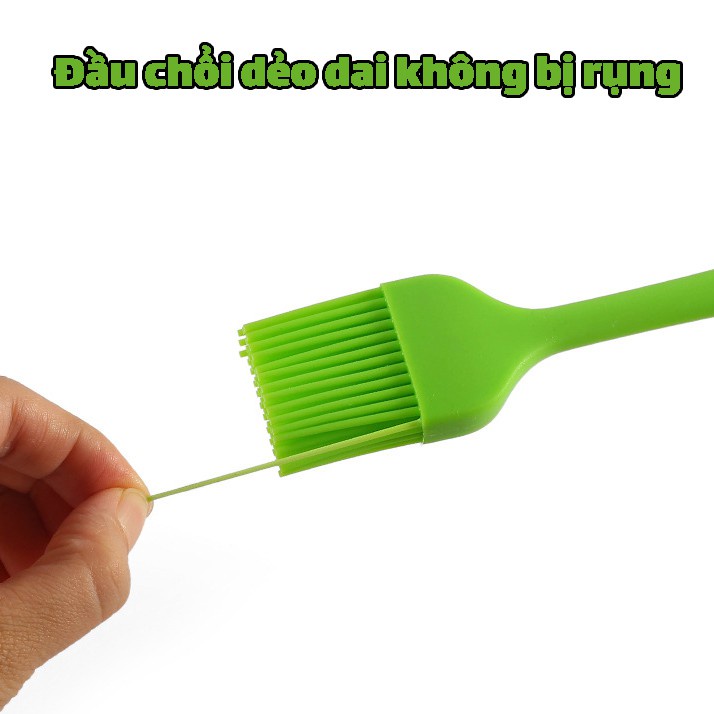 Chổi quét dầu ăn silicon chịu nhiệt, cọ quét dầu ăn dùng cho khuôn làm bánh, khuôn nướng bánh nồi chiên không dầu