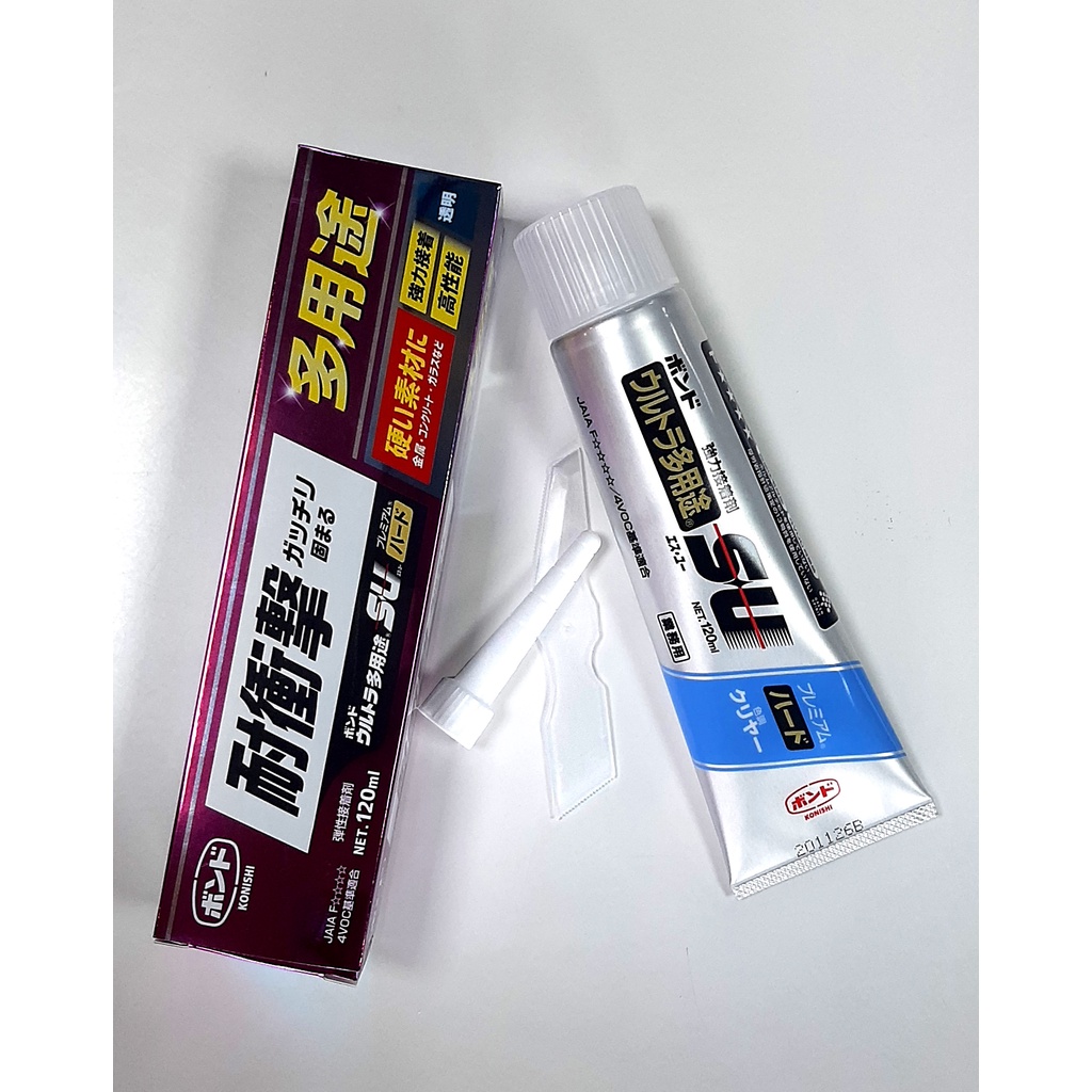 Keo dán Đa Năng Nhật Bản Dán thủy tinh, bê tông, gạch, đá, gỗ , nhựa cứng ULTRA SU HARD  120ml #05150