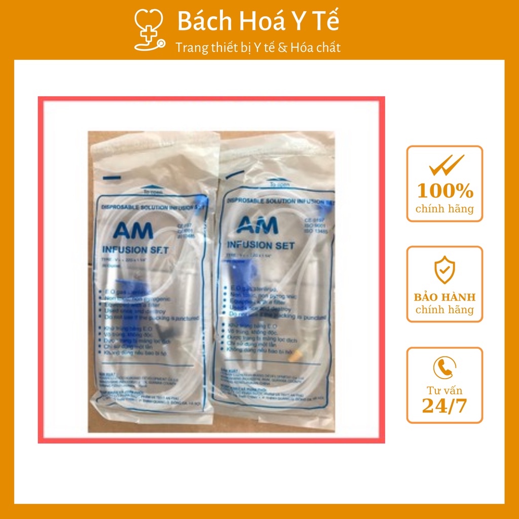 Bộ Dây Truyền Dịch Y Tế An Phú, Chính hãng, Chất Lượng Cao. Bịch 25 dây