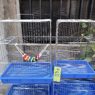 Lồng Pet inox xi 2 tầng