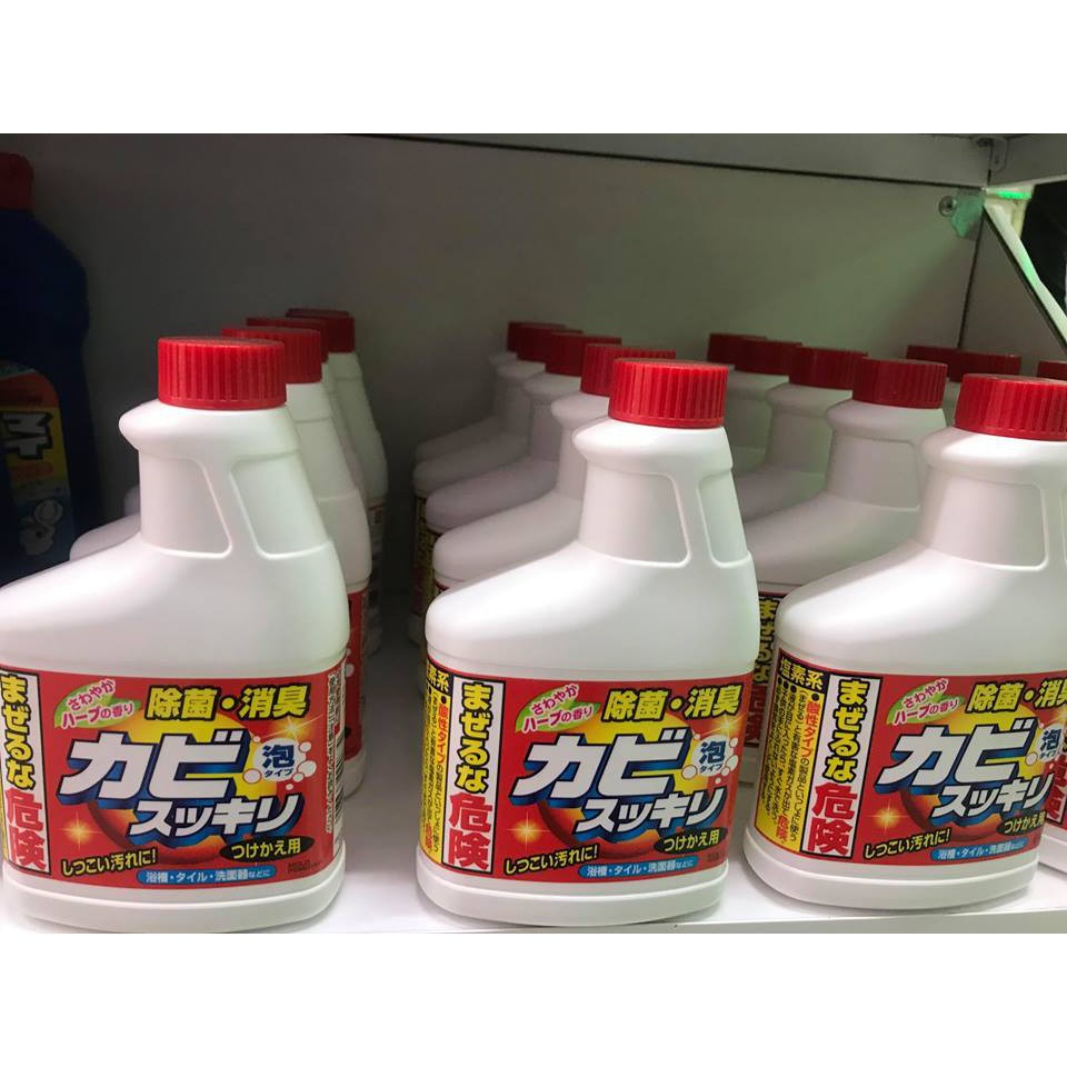 DUNG DỊCH TẨY RỬA VẾT Ố &amp; CHỐNG NẤM MỐC CỦA NHẬT (400ML)CHÍNH HÃNG dùng tẩy rửa vết ố bám lâu ngày ở sàn nhà tắm