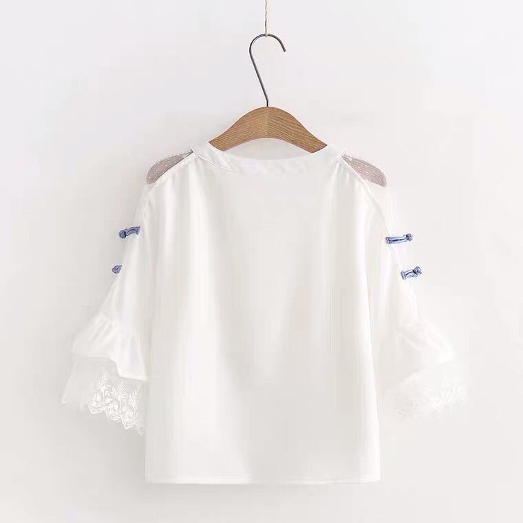 Áo Thun Kiểu Trung Hoa Cổ Điển Thời Trang Mùa Hè Cho Bé Gái