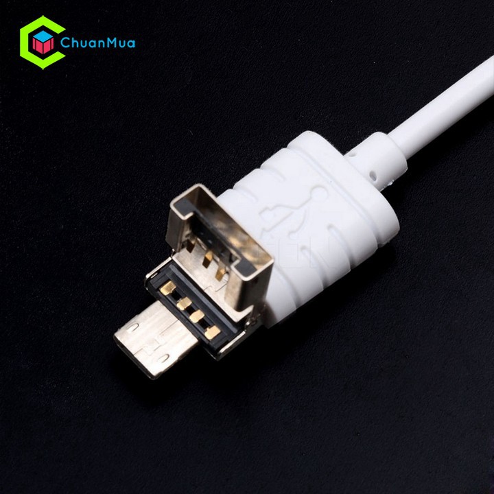 HUB Chia 4 cổng USB OTG Micro 3.0 480Mbps | USB Adapter Hub USB 2.0 Micro OTG Connectors PC Durable