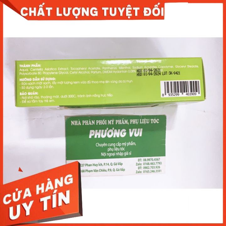 Kem DK TELLAR RAU MÁ,25G ngăn ngừa rôm sảy, mẩn ngứa, hăm da; làm mát da khi bị côn trùng cắn; dưỡng da giúp da mềm mịn