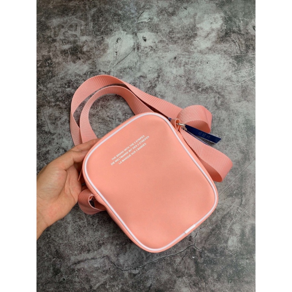 Túi đeo chéo adidas nữ B558 ORIGINALS VINTAGE MINI BAG PINK TUN]