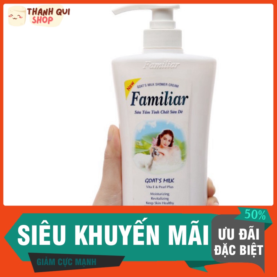 Sữa tắm dê trắng da Familiar chai 500ml