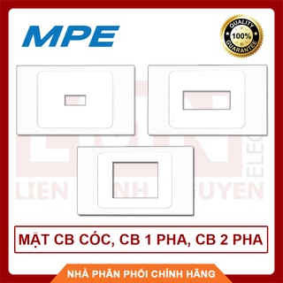 Mpe, mặt lắp cb cóc, cb 1 pha, cb 2 pha, hàng việt nam, chất lượng cao