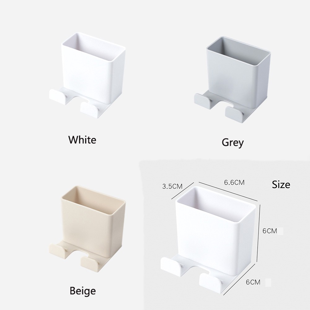 Hộp để remote, giá đỡ điện thoại khi sạc, treo đồ dán tường tiện lợi GIAO MÀU NGẪU NHIÊN | BigBuy360 - bigbuy360.vn