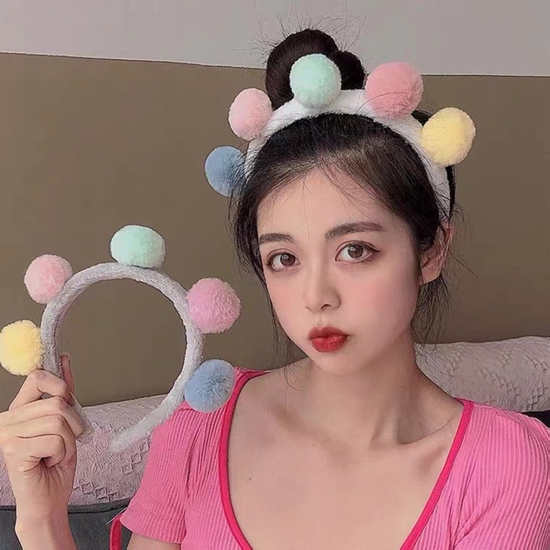 Băng Đô Cài Tóc Rửa Mặt Nơ Đễ Thương Thời Trang Hàn Quốc Cho Nữ