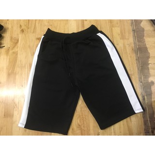 Quần short thun phối sọc