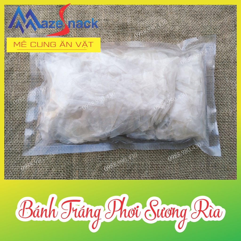 Bánh tráng phơi sương xé dẻo mềm loại ngon I MÊ CUNG ĂN VẶT