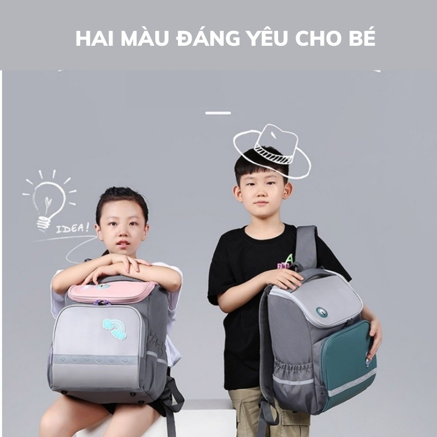 [BALO CHỐNG GÙ LOẠI 1 ] Balo trẻ em OUDELE túi sách cho bé cặp đi học đồ dùng học tập hỗ trợ cho trẻ