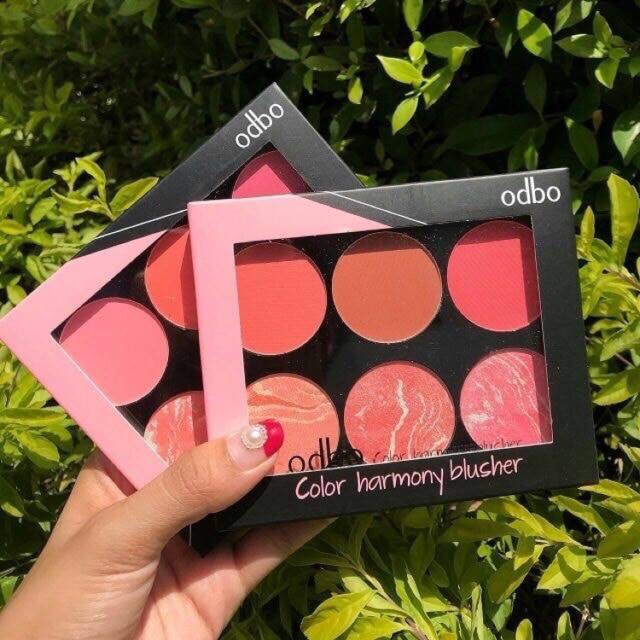 Phấn má hồng Odbo Color Harmony Blusher OD166